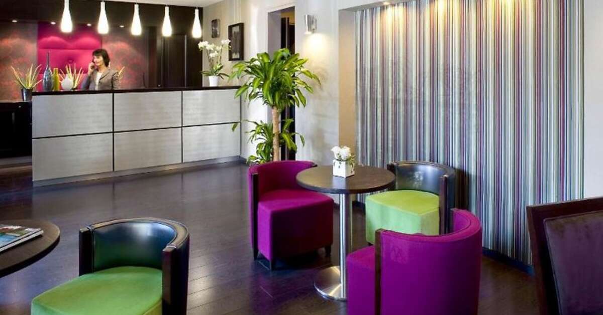 Een foto van het interieur van Jack's Hotel