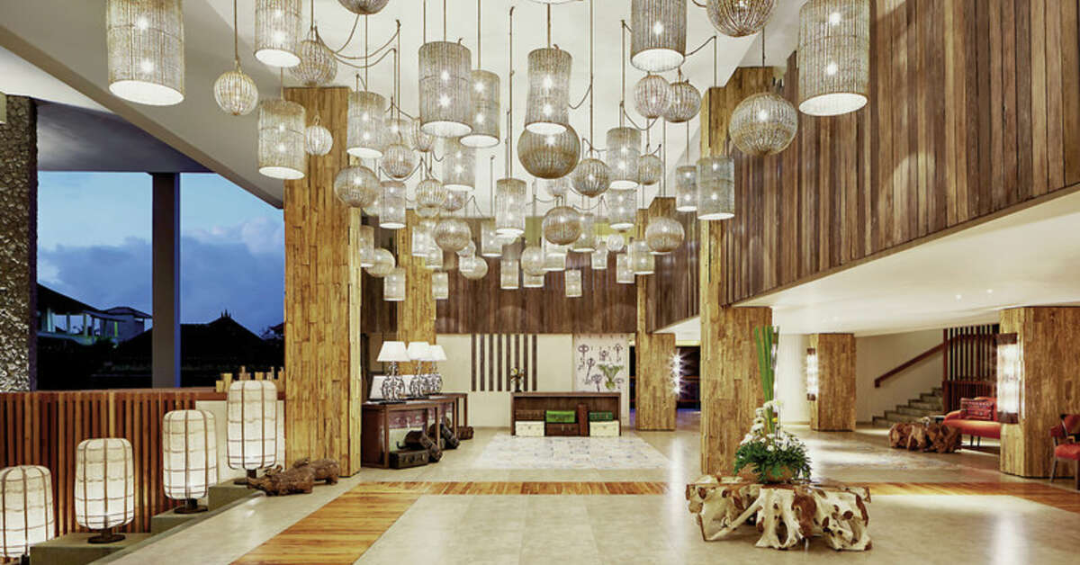 Een foto van het interieur van Four Points by Sheraton Bali Kuta