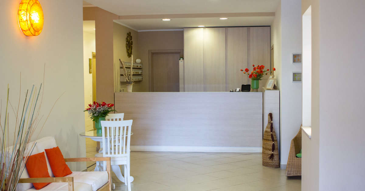 Een foto van het interieur van Baia del Sole Hotel