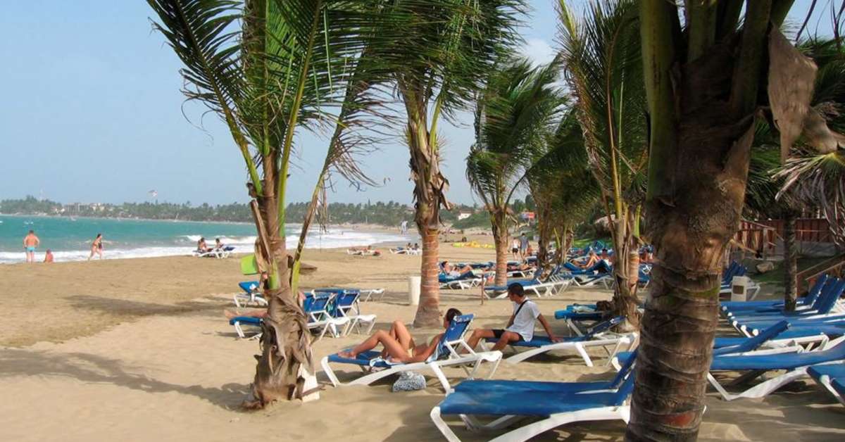 Een foto van het strand bij Viva Wyndham Tangerine
