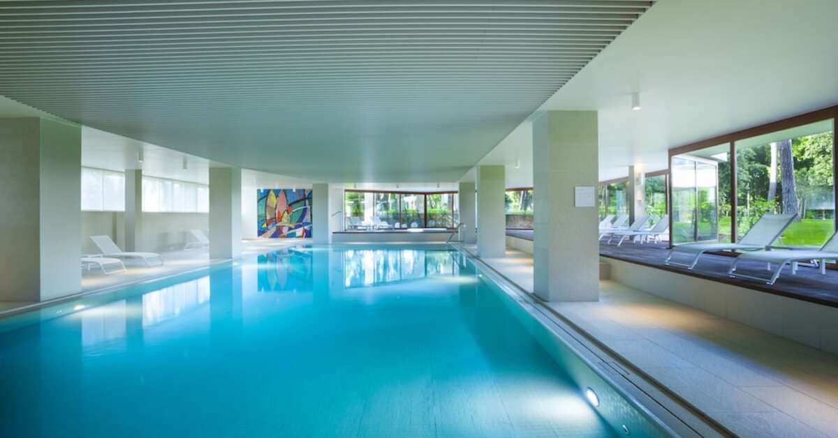 Ein Foto vom Pool im Hotel Eden