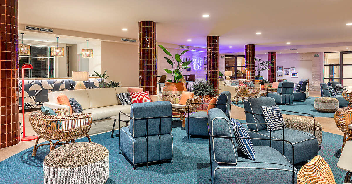 Een foto van het interieur van Alua Calvia