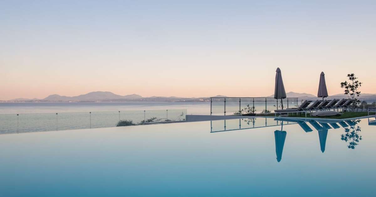 Ein Foto vom Pool im Golden Mare Barbati