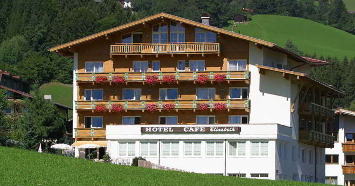 Ein Foto von der Außenansicht des Hotel Elisabeth