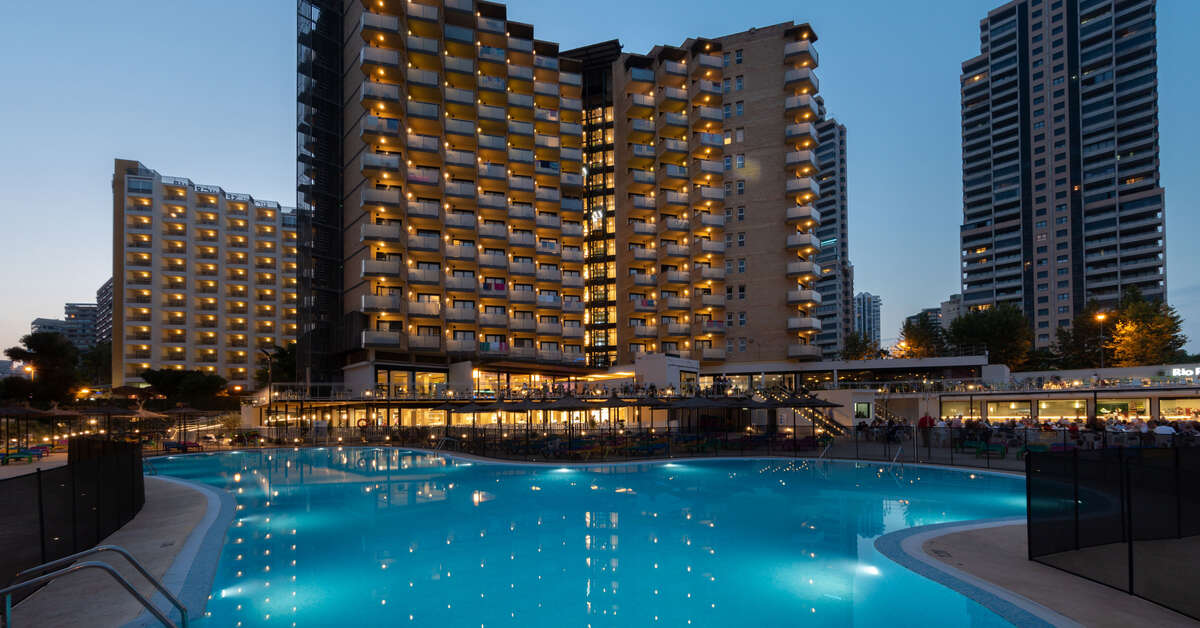 Een foto van een overzicht van Medplaya Hotel Rio Park
