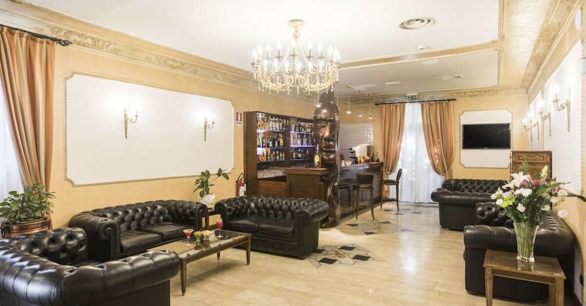 Een foto van de faciliteiten bij Hotel Villa Rosa