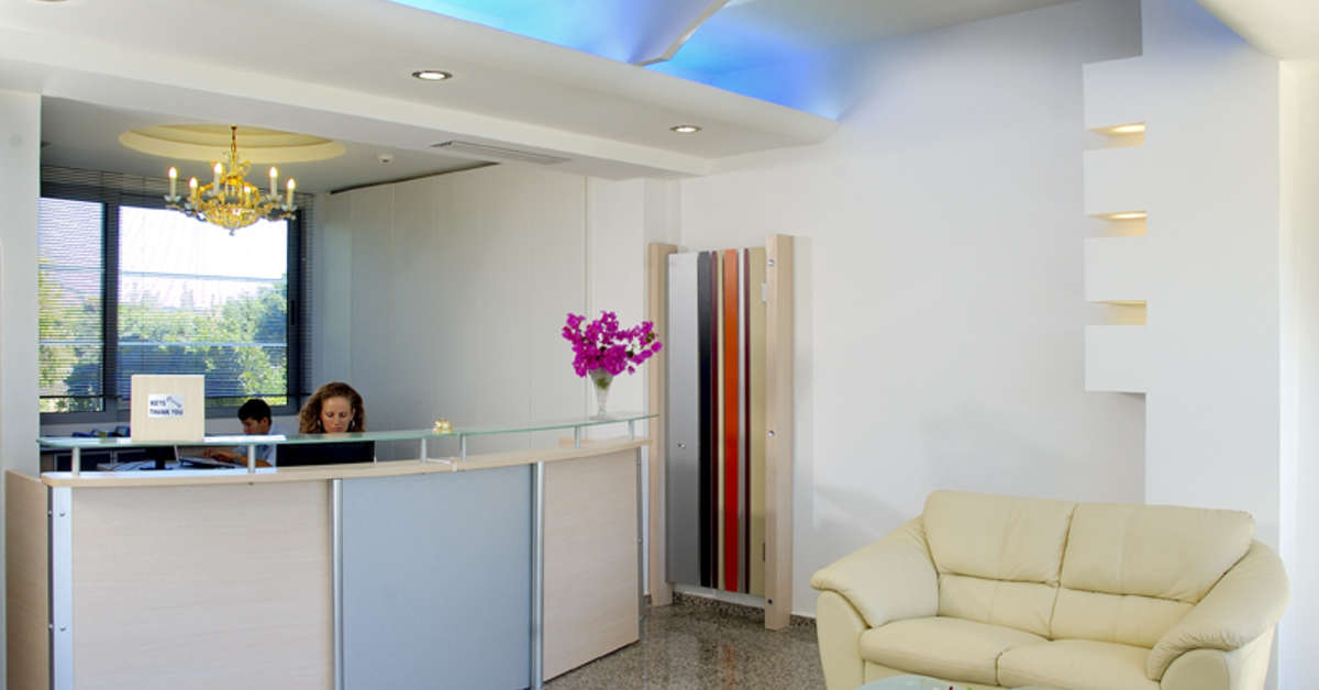 Een foto van het interieur van Kolymbia Bay Art Hotel