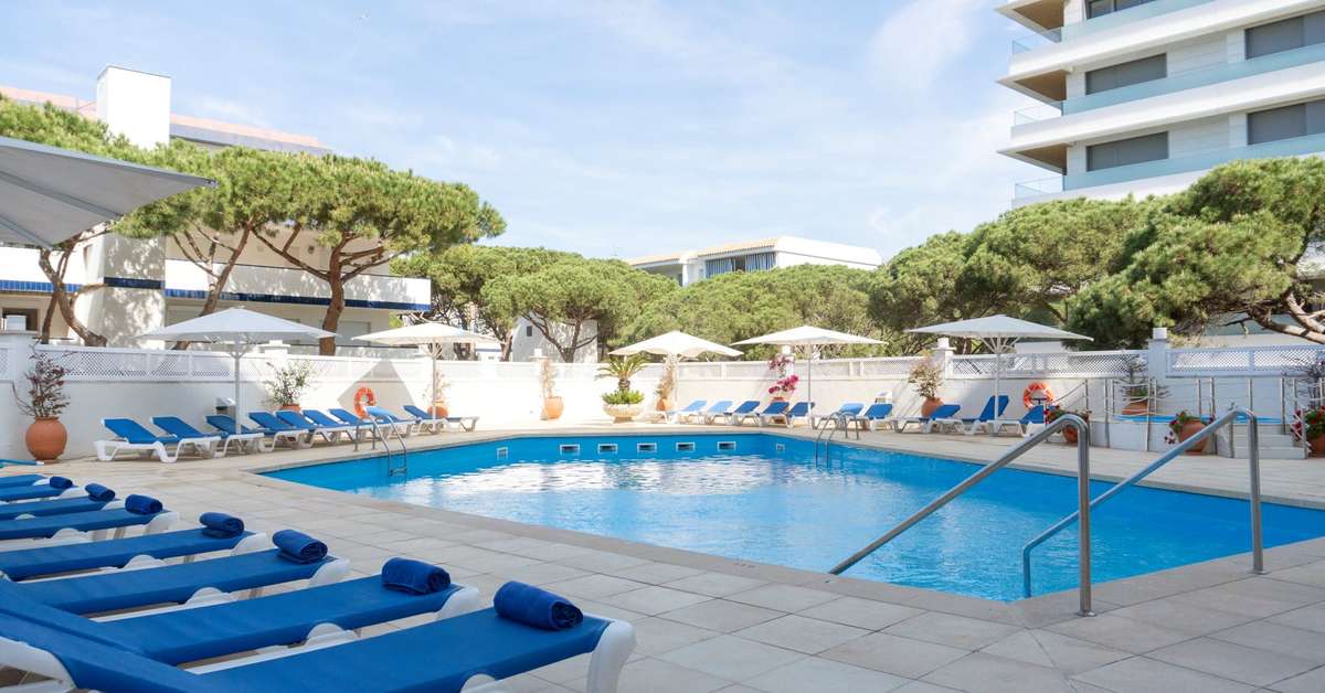 Een foto van een overzicht van Hotel Aromar