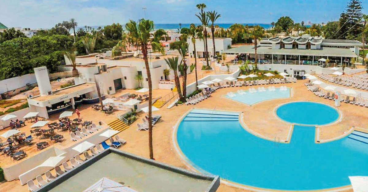 Een foto van het zwembad bij Allegro Agadir