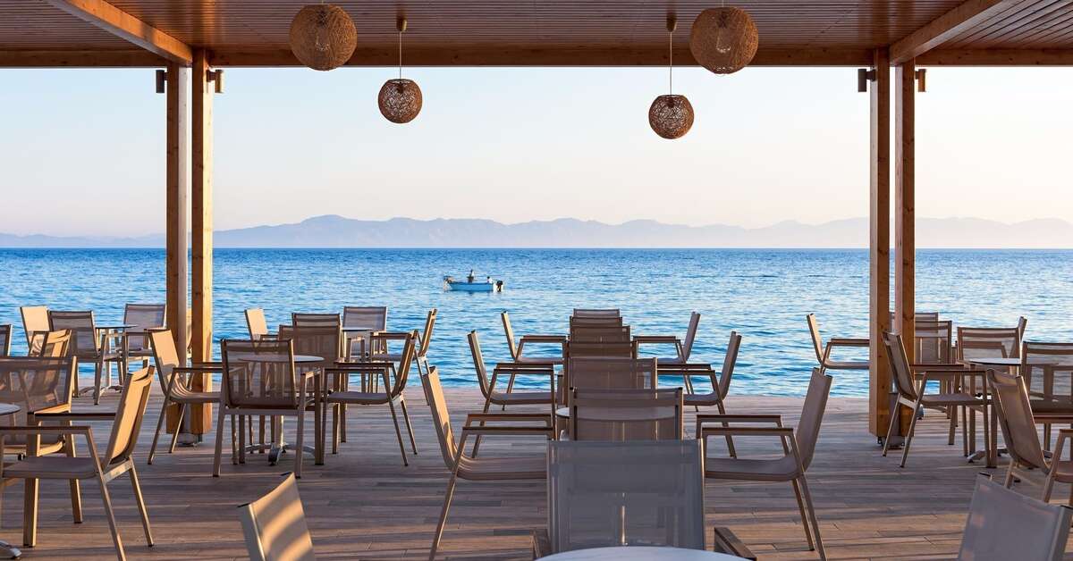 Een foto van de faciliteiten bij Avra Beach Resort Hotel & Bungalows