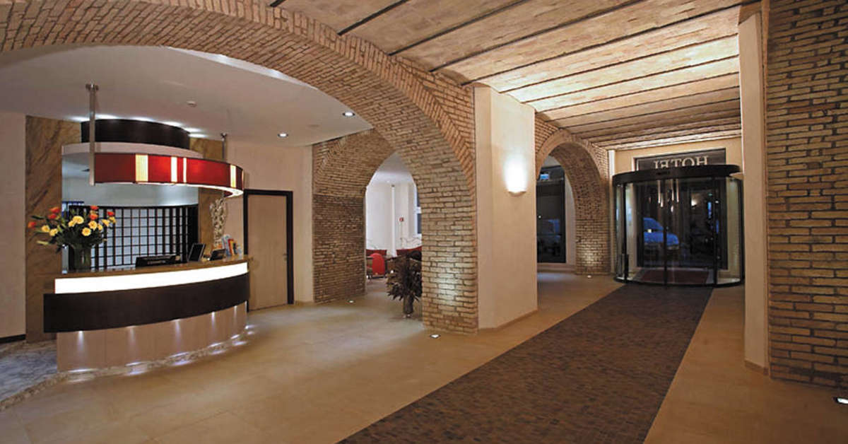 Een foto van het interieur van Kolbe Hotel Rome