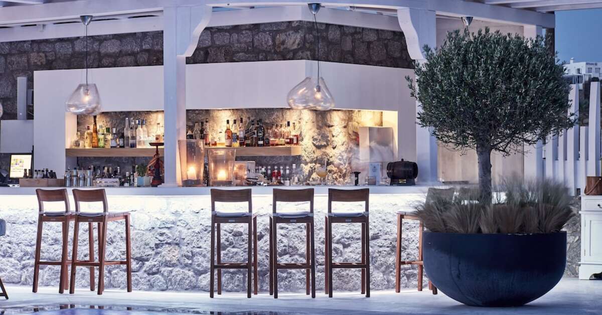 Een foto van de faciliteiten bij Myconian Kyma Design Hotel
