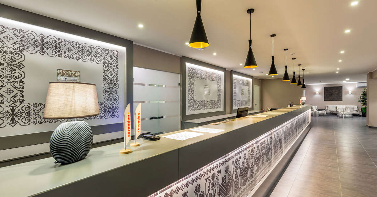 Een foto van het interieur van Castelsardo Resort Village