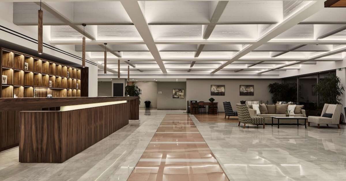 Een foto van het interieur van Kontokali Bay Resort & Spa