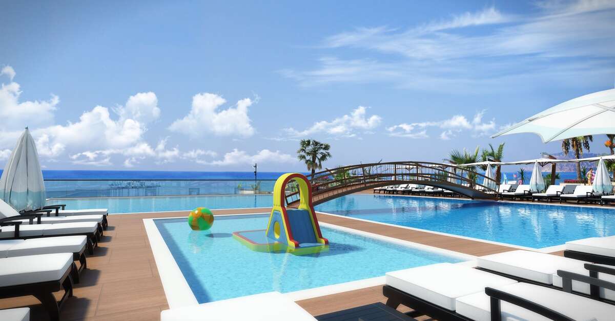 Een foto van het zwembad bij Hotel Asia Beach