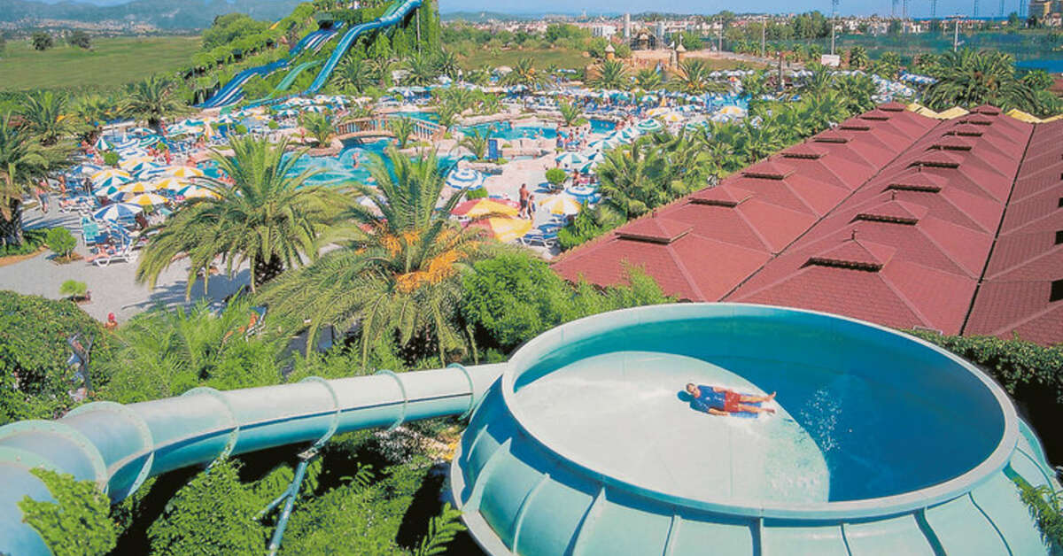Een foto van het zwembad bij Ali Bey Park Manavgat