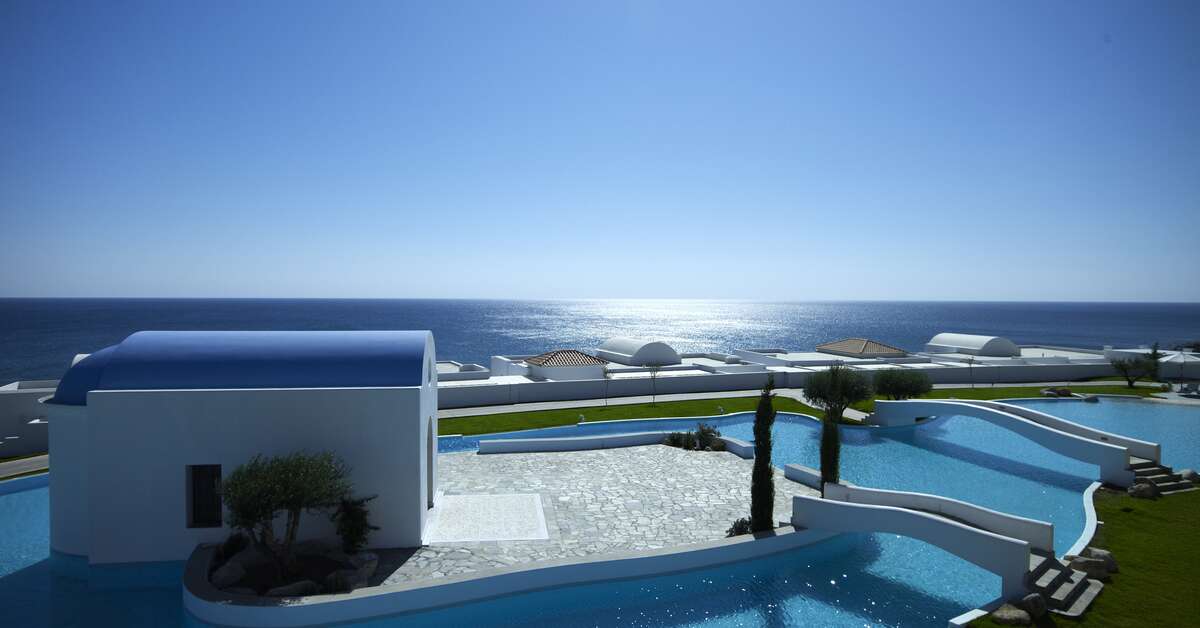 Een foto van het zwembad bij Atrium Prestige Thalasso Spa Resort