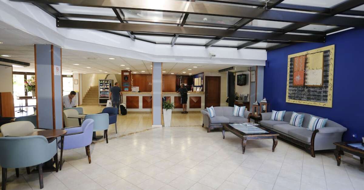 Ein Foto vom Innenbereich im Aparthotel Andorra