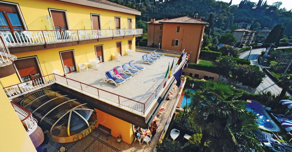 Een foto van de faciliteiten bij Hotel Cristallo Malcesine