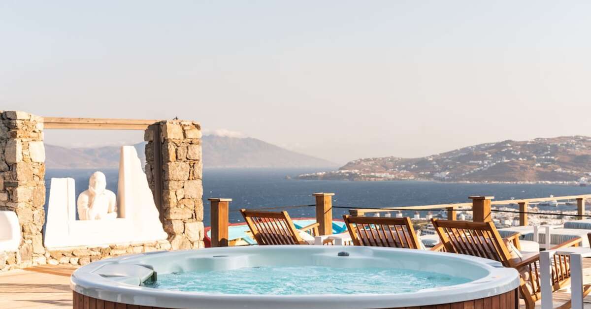 Ein Foto von den Einrichtungen im Tharroe of Mykonos Hotel