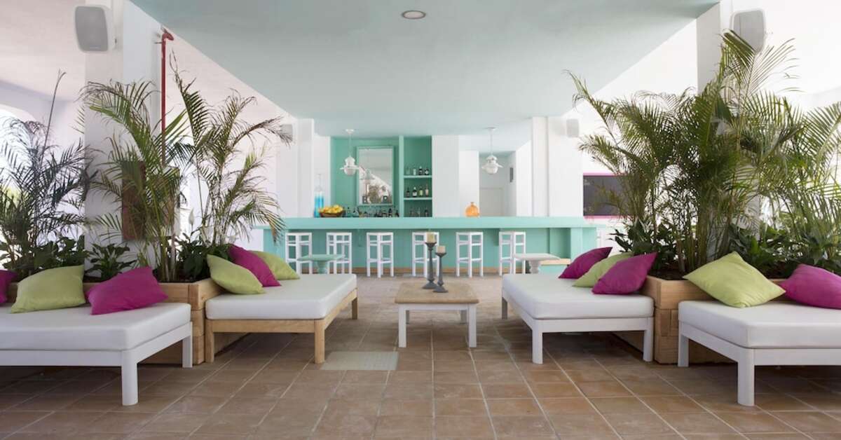Een foto van de faciliteiten bij Endlss Beach & Disco Hotel Ibiza