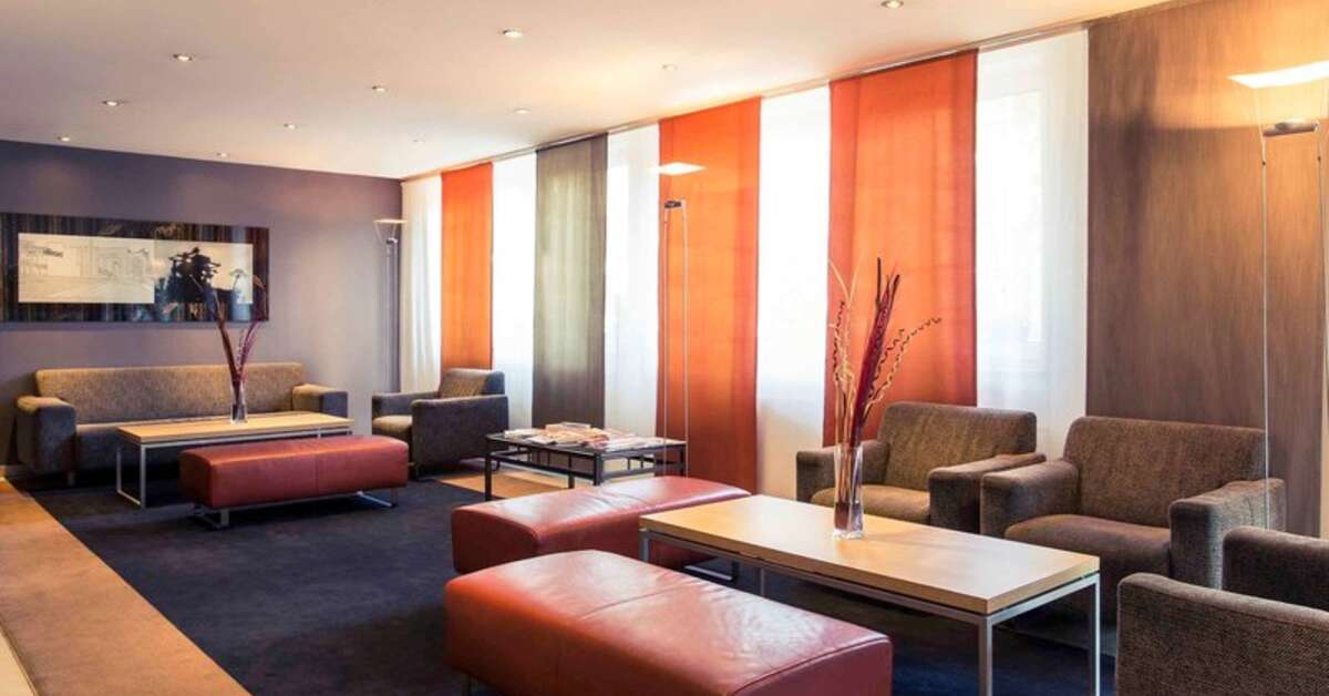 Een foto van het interieur van Mercure Hotel Duisburg City