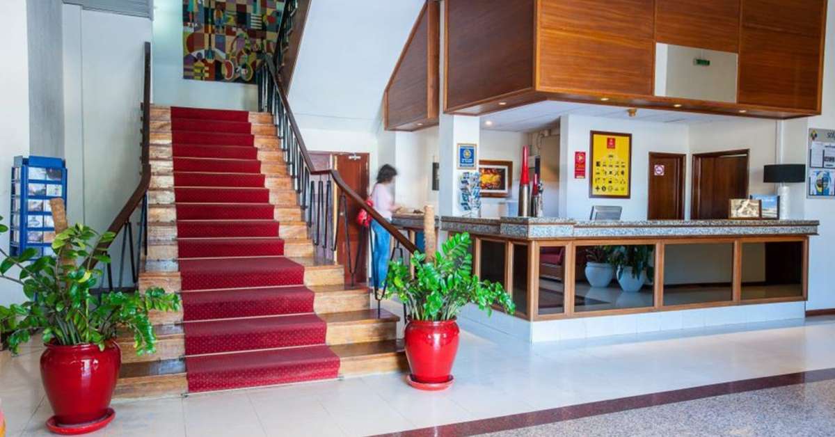Een foto van het interieur van Oasis Porto Grande Hotel