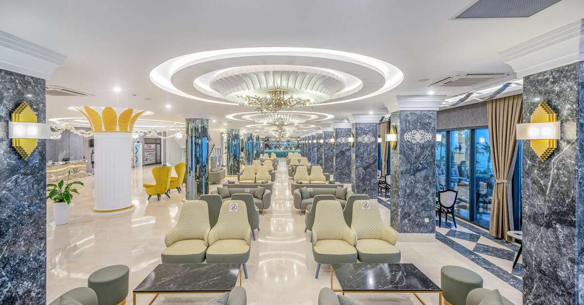 Een foto van het interieur van Aria Resort & Spa