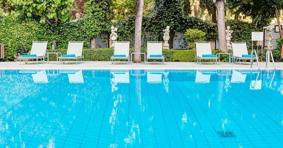 Ein Foto vom Pool im Rodos Park Suites & Spa Hotel