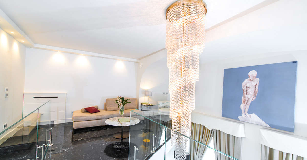 Een foto van het interieur van Hotel Metropole Taormina