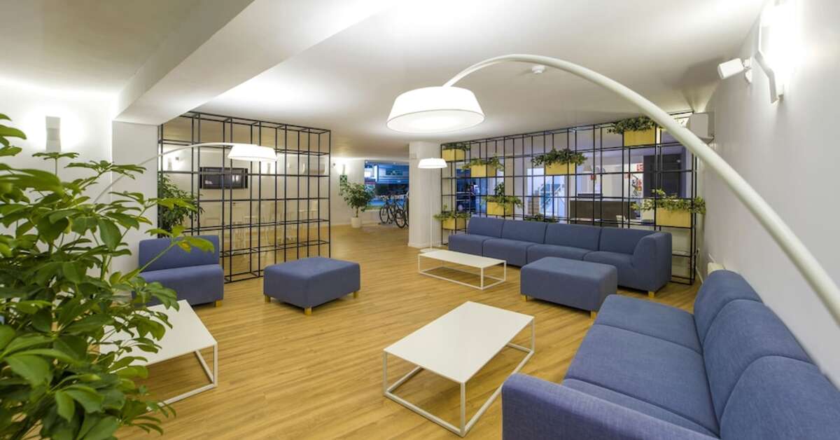 Een foto van het interieur van Hotel Vibra Maritimo