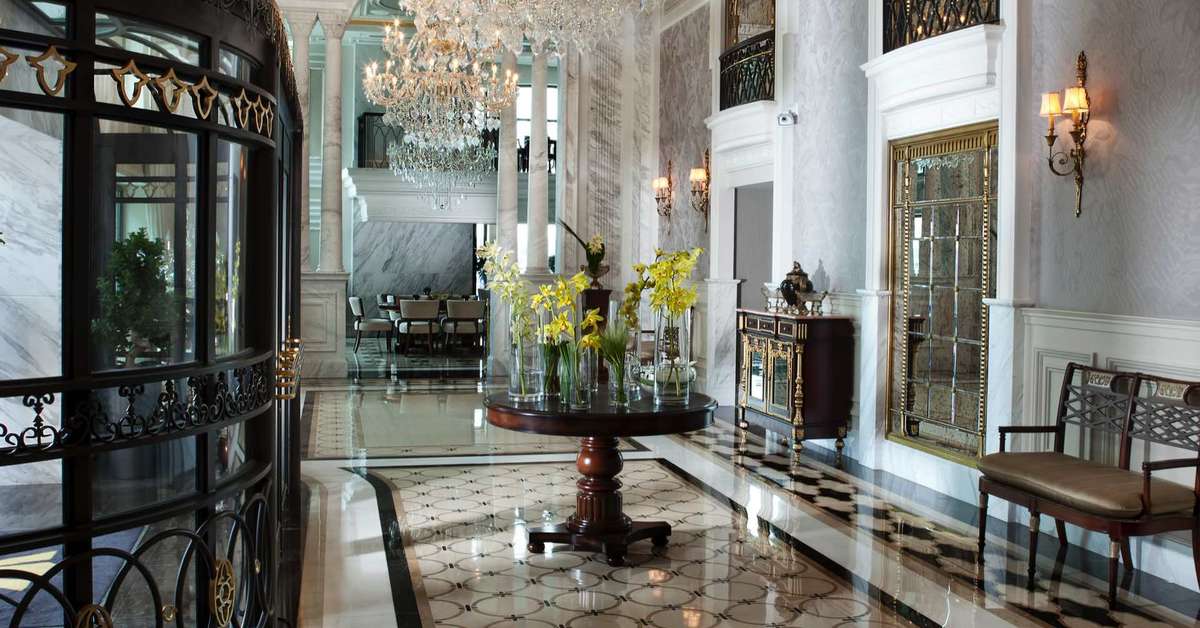 Een foto van het interieur van Rixos Pera Istanbul