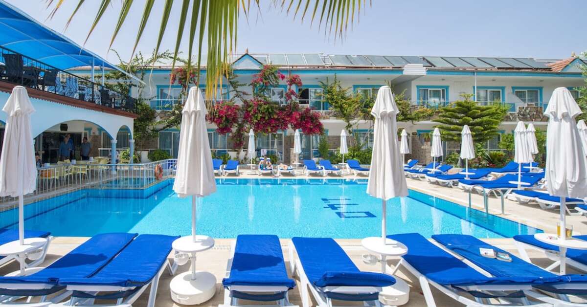 Ein Foto vom Pool im Side Sunberk Hotel