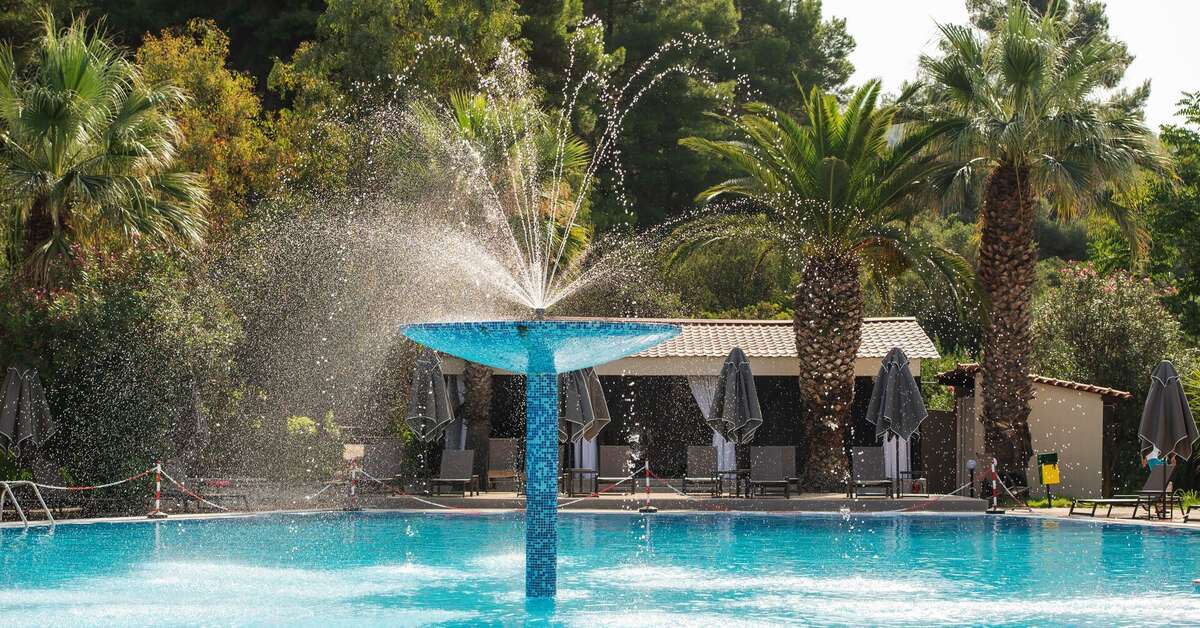 Een foto van het zwembad bij Poseidon Hotel Sea Resort