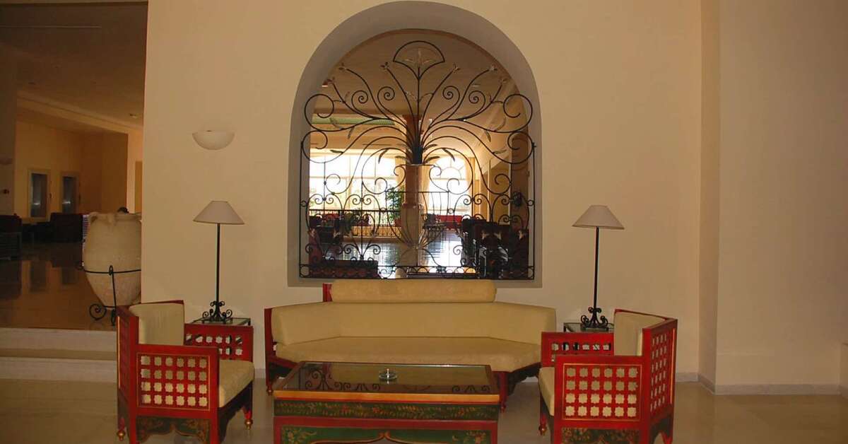 Een foto van het interieur van Hotel Zephir
