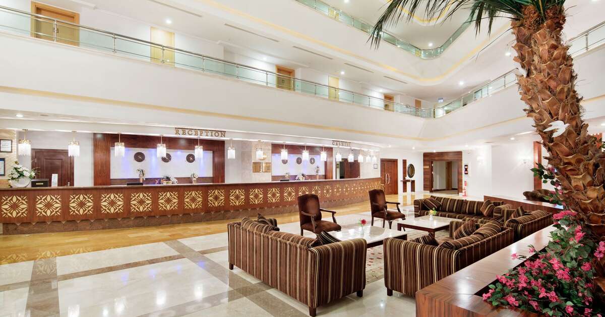 Een foto van het interieur van Saphir Resort & Spa