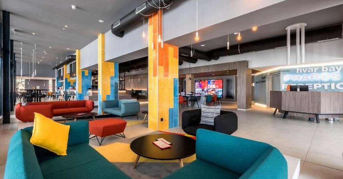 Een foto van de faciliteiten bij Pharos Hvar Bayhill Hotel
