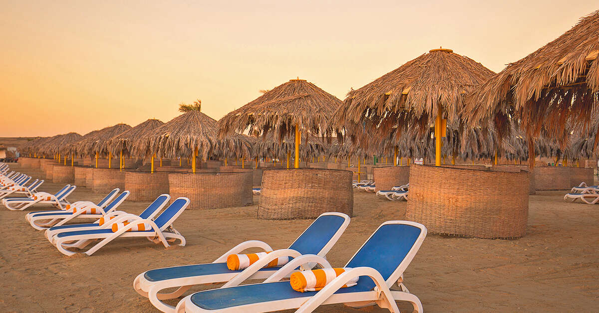 Een foto van het strand bij Hilton Marsa Alam Nubian Resort