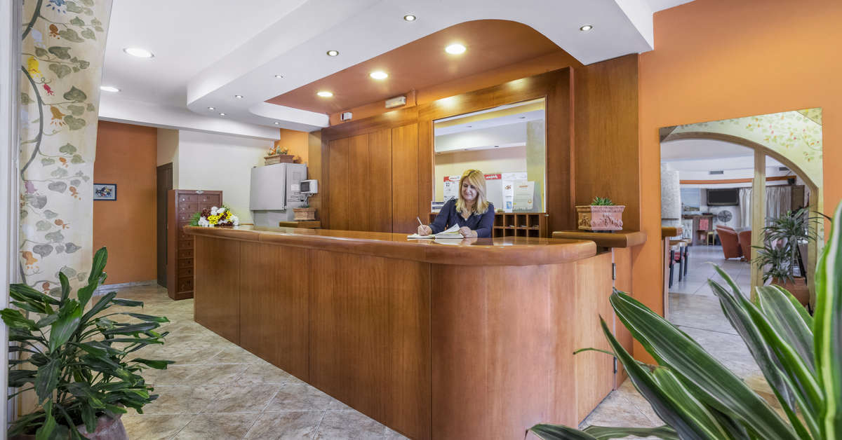 Een foto van het interieur van Alea Hotel & Appartementen