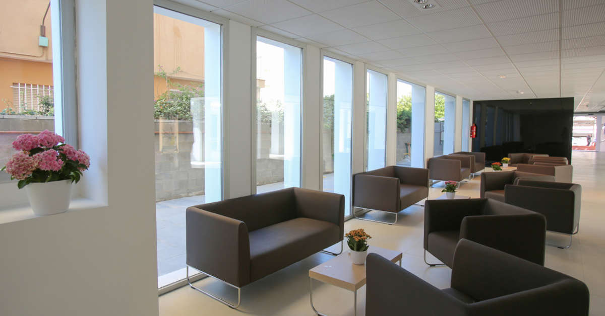 Een foto van het interieur van Hotel Europa Spa