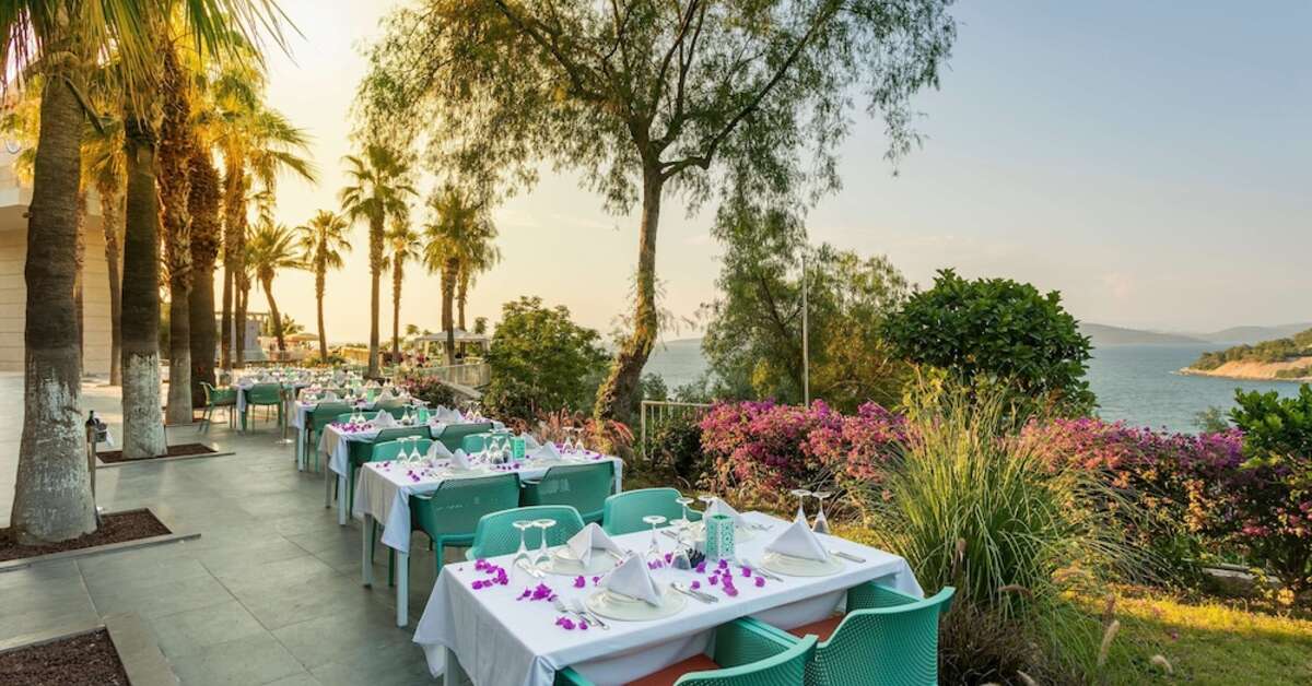 Een foto van de faciliteiten bij Duja Bodrum Hotel