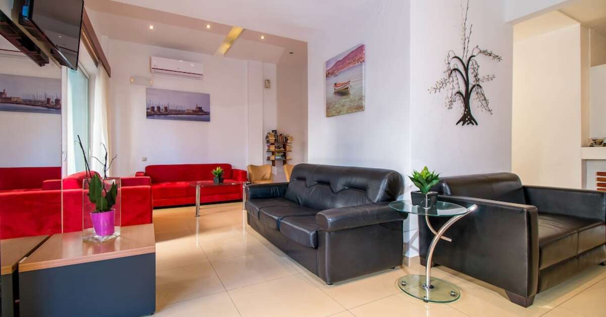 Een foto van het interieur van Filmar Hotel