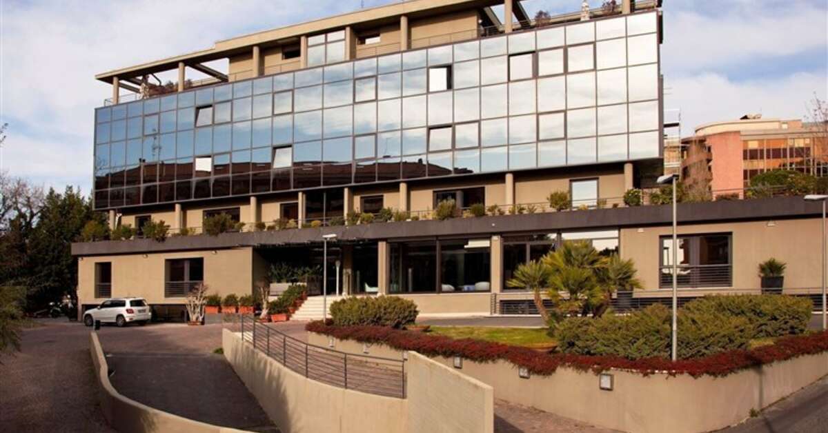 Een foto van de buitenkant van Hotel Zone
