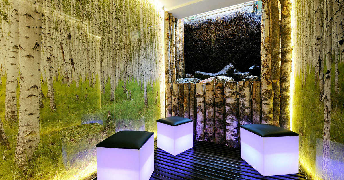 Een foto van het interieur van Hotel Saalbacher Hof
