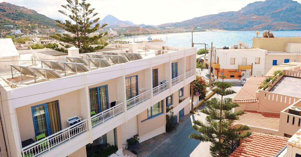 Een foto van de buitenkant van Sofia Hotel Plakias