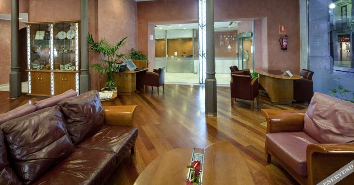 Een foto van het interieur van Hotel Rialto