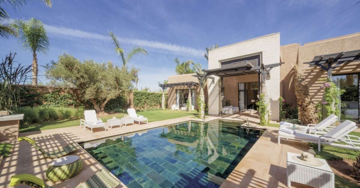 Een foto van het zwembad bij Royal Palm Marrakech