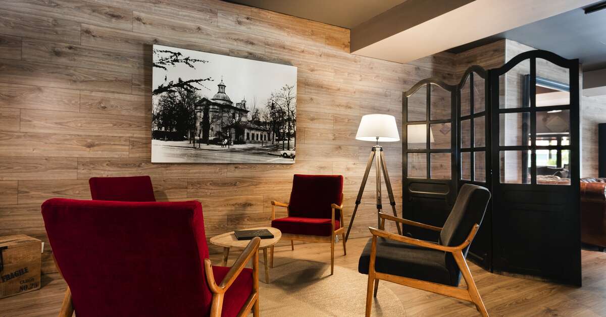 Een foto van het interieur van Hotel Acta Madfor