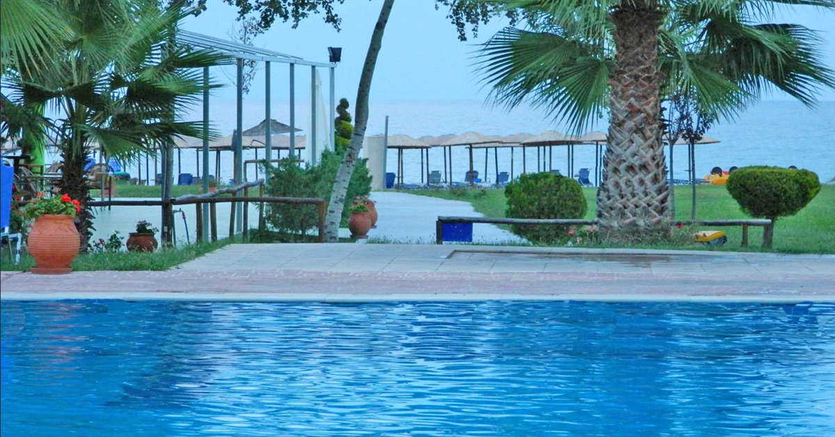 Een foto van het zwembad bij Sun Beach Platamon