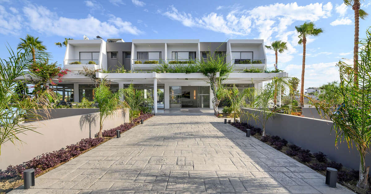Een foto van de buitenkant van Smaragdi Kos Hotel